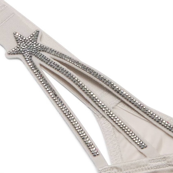 Victoria's Secret Small Delfin Grey Very Sexy Starstruck Shine Brazilian Panty - Picture 2 of 5